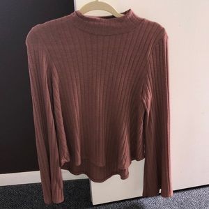 Bell sleeve, turtle neck sweater